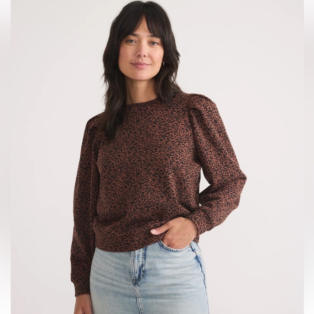 Enya Puff Sleeve Sweatshirt